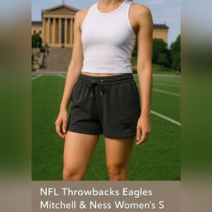 NFL Throwbacks Eagles Shorts Mitchell & Ness Women’s S NWT